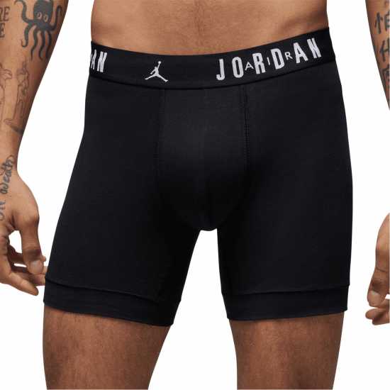 Мъжко бельо Nike Air Jordan 3Pk Boxer Mens Черно Nike Air Jordan 3Pk Boxer Mens Черно Мъжко бельо