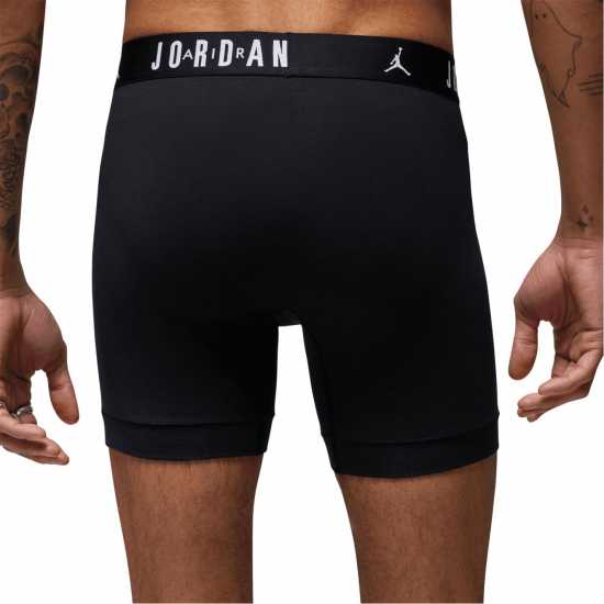 Мъжко бельо Nike Air Jordan 3Pk Boxer Mens Черно Nike Air Jordan 3Pk Boxer Mens Черно Мъжко бельо