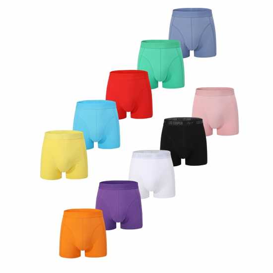 Lee Cooper Cooper Essential Boxer Trunk 10-Pack Mens Lee Cooper Cooper Essential Boxer Trunk 10-Pack Mens