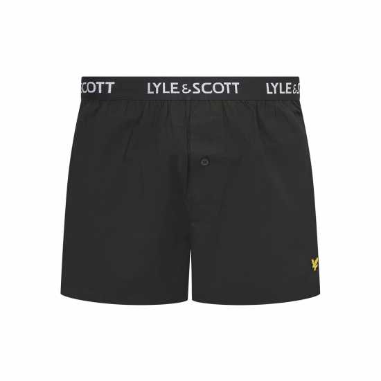 Lyle And Scott 2Pk Wvn Bxr Sn99 Beetle/Black Мъжко бельо