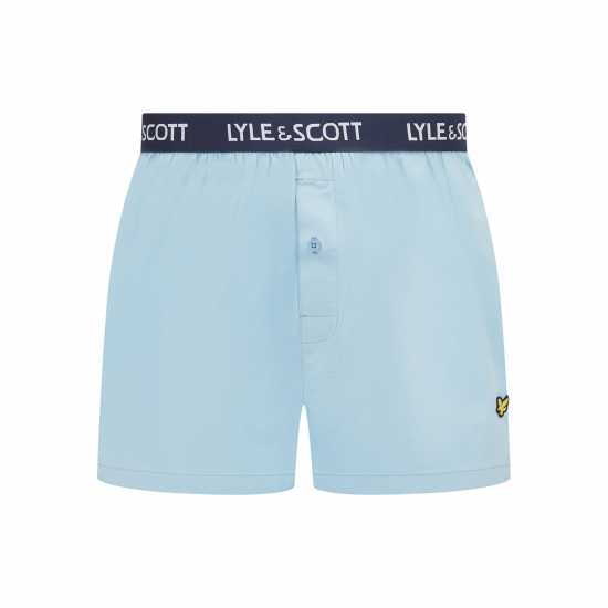 Мъжко бельо Lyle And Scott 2Pk Wvn Bxr Sn99 Blue/Pct Lyle And Scott 2Pk Wvn Bxr Sn99 Blue/Pct Мъжко бельо