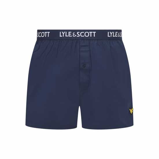 Мъжко бельо Lyle And Scott 2Pk Wvn Bxr Sn99 Blue/Pct Lyle And Scott 2Pk Wvn Bxr Sn99 Blue/Pct Мъжко бельо