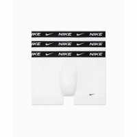 Nike Спортни Гащета 3 Pack Everyday Cotton Stretch Trunks Mens Grey/Black Мъжко бельо