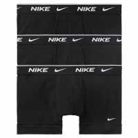 Nike Спортни Гащета 3 Pack Everyday Cotton Stretch Trunks Mens Black UB1 Мъжко бельо