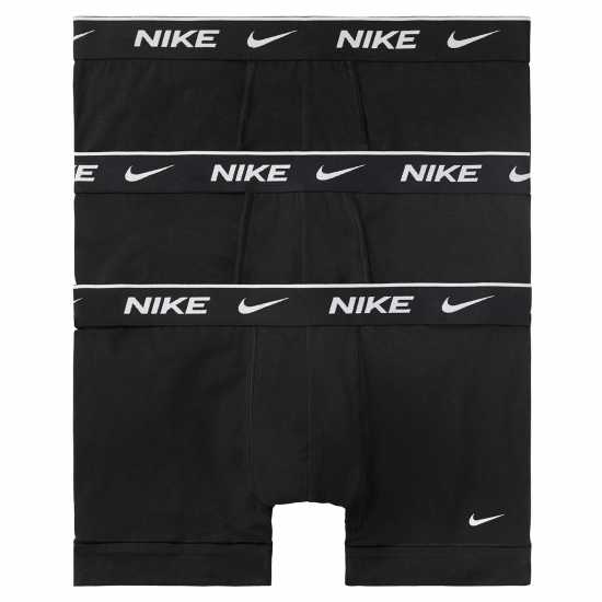 Мъжко бельо Nike Спортни Гащета 3 Pack Everyday Cotton Trunks Mens Черен UB1 Nike Спортни Гащета 3 Pack Everyday Cotton Trunks Mens Черен UB1 Мъжко бельо