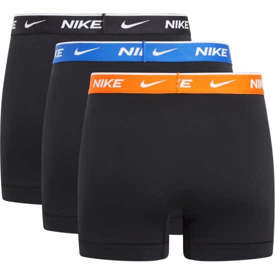 Мъжко бельо Nike Спортни Гащета 3 Pack Everyday Cotton Trunks Mens Оранжево/Синьо Nike Спортни Гащета 3 Pack Everyday Cotton Trunks Mens Оранжево/Синьо Мъжко бельо
