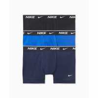 Nike Спортни Гащета 3 Pack Boxer Shorty Trunks Mens Blk/Blu/Nvy 9J1 Мъжко бельо