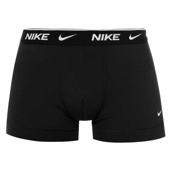 Nike Спортни Гащета 3 Pack Dri-Fit Essential Microfiber Trunks Mens Blk/Gry/Blu 9J1 Мъжко бельо