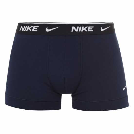 Мъжко бельо Nike Спортни Гащета 3 Pack Everyday Cotton Trunks Mens Черно/Сиво/Синьо 9J1 Nike Спортни Гащета 3 Pack Everyday Cotton Trunks Mens Черно/Сиво/Синьо 9J1 Мъжко бельо