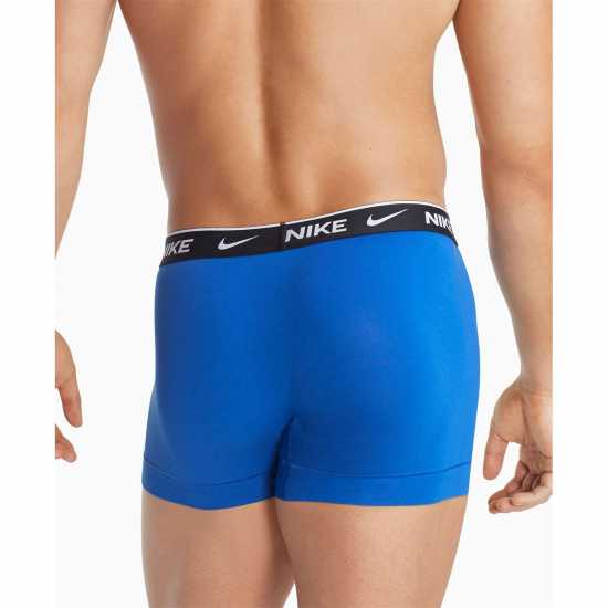 Мъжко бельо Nike Спортни Гащета 3 Pack Everyday Cotton Trunks Mens Черно/Сиво/Синьо 9J1 Nike Спортни Гащета 3 Pack Everyday Cotton Trunks Mens Черно/Сиво/Синьо 9J1 Мъжко бельо