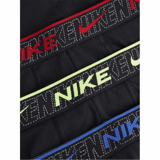 Nike Спортни Гащета 3 Pack Everyday Cotton Trunks Mens Blu/Volt/RedJV7 Мъжко бельо