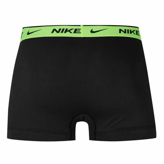 Nike Спортни Гащета 3 Pack Everyday Cotton Trunks Mens Волт/Черно/Черно Мъжко бельо