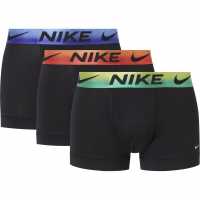 Nike Спортни Гащета 3 Pack Boxer Shorty Trunks Mens Black/Gradient Мъжко бельо