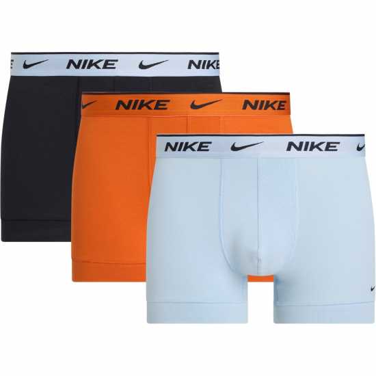 Nike Спортни Гащета 3 Pack Everyday Cotton Trunks Mens Amry Bl/Oge 