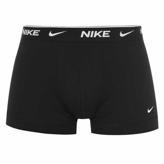 Мъжко бельо Nike Спортни Гащета 3 Pack Everyday Cotton Trunks Mens Черно/Сиво/Бяло MP1 Nike Спортни Гащета 3 Pack Everyday Cotton Trunks Mens Черно/Сиво/Бяло MP1 Мъжко бельо