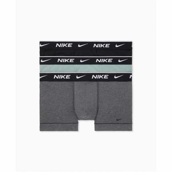 Мъжко бельо Nike Мъжки Плувни Боксерки 3 Pack Boxer Trunks Mens Gry/Blk/Grn KUS Nike Мъжки Плувни Боксерки 3 Pack Boxer Trunks Mens Gry/Blk/Grn KUS Мъжко бельо