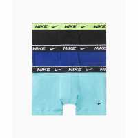 Nike Мъжки Плувни Боксерки 3 Pack Boxer Trunks Mens Blue/Black Мъжко бельо