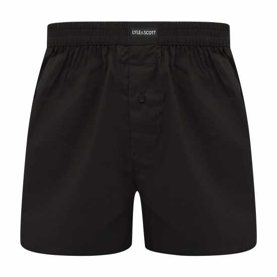 Lyle And Scott 3Pk Wvn Bxr Sn99 Black Мъжко бельо