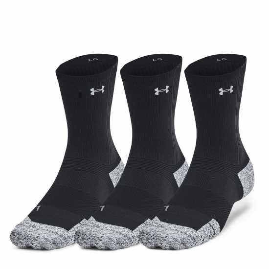Under Armour Ua Ad Run Cushion 3Pk Crew Sock Mens Under Armour Ua Ad Run Cushion 3Pk Crew Sock Mens