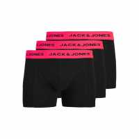 Jack And Jones Waistband 3-Pack Boxer Trunk Mens  Мъжко бельо