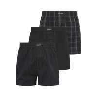 Lyle And Scott 3Pk Woven Boxer Sn99  Мъжко бельо