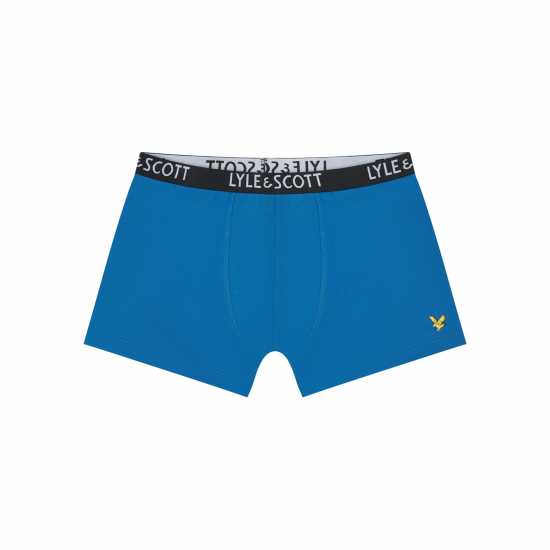 Lyle And Scott Pack Trunks Juniors Черно/Синьо/Червено 