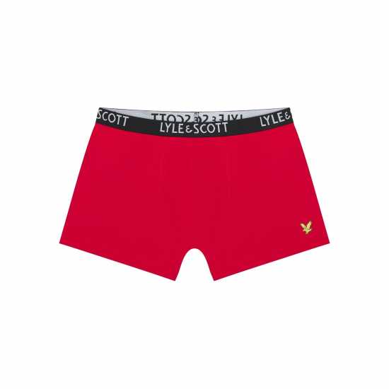 Lyle And Scott Pack Trunks Juniors Черно/Синьо/Червено 