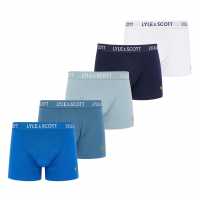 Lyle And Scott 5Pk Cre Trnk Sn99 Многоцветно Мъжко бельо