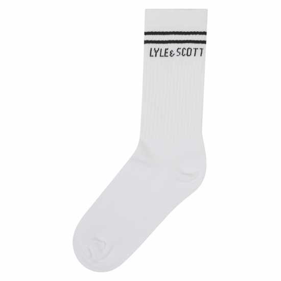 Lyle And Scott Crew Socks Ярко бяло 