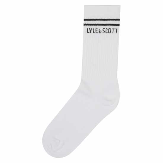 Lyle And Scott Crew Socks Ярко бяло 