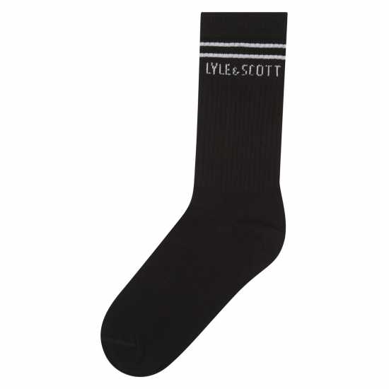 Lyle And Scott Crew Socks Черно 