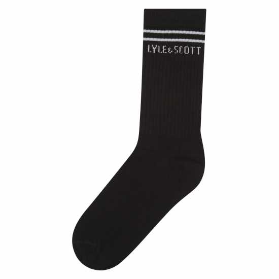Lyle And Scott Crew Socks Черно 