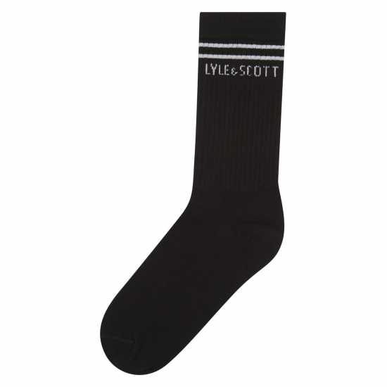 Lyle And Scott Crew Socks Черно 