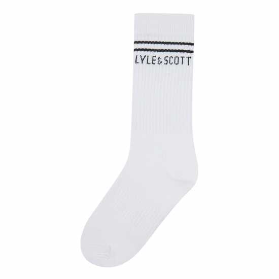 Lyle And Scott Crew Socks Ярко бяло 