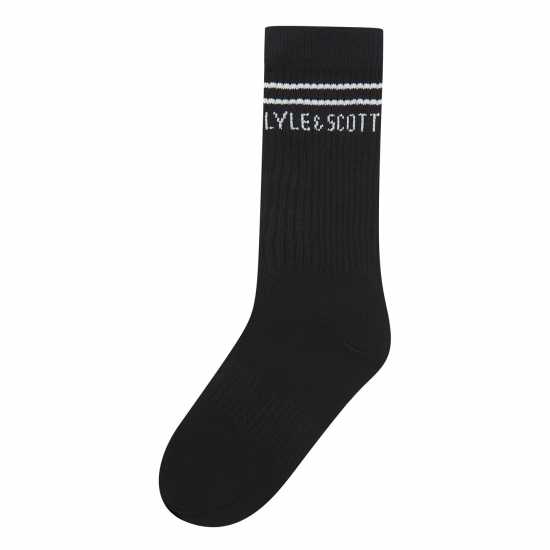 Lyle And Scott Crew Socks Черно 