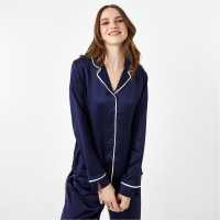 Biba Silk Pyjama Set Midnight Дамски пижами
