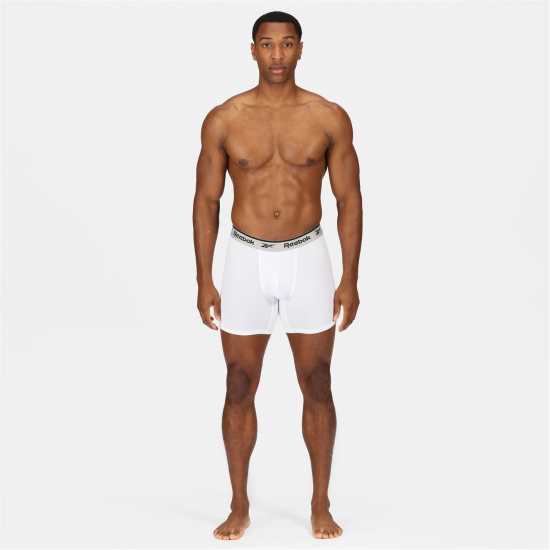 Мъжко бельо Reebok Мъжки Боксерки 3 Pack Boxer Shorts Mens Reebok Мъжки Боксерки 3 Pack Boxer Shorts Mens Мъжко бельо