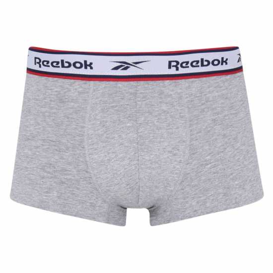 Reebok Мъжки Боксерки 3 Pack Boxer Shorts Mens Черно/Бяло/Сиво Мъжко бельо