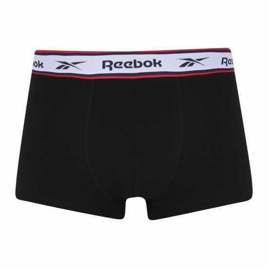 Reebok Мъжки Боксерки 3 Pack Boxer Shorts Mens Черно/Бяло/Сиво Мъжко бельо