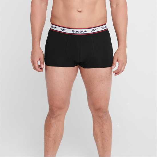 Reebok Мъжки Боксерки 3 Pack Boxer Shorts Mens Черно/Бяло/Сиво Мъжко бельо