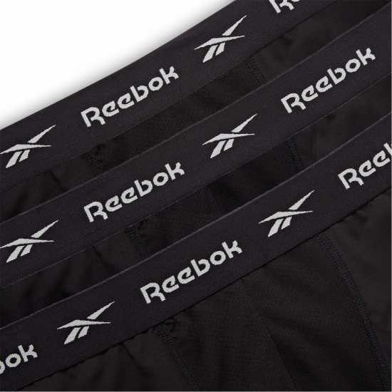 Reebok 3 Pack Performance Boxer Shorts Hogan Черно 