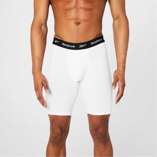 Reebok 3 Pack Performance Boxer Shorts Hogan Черно/Бяло/Сиво 