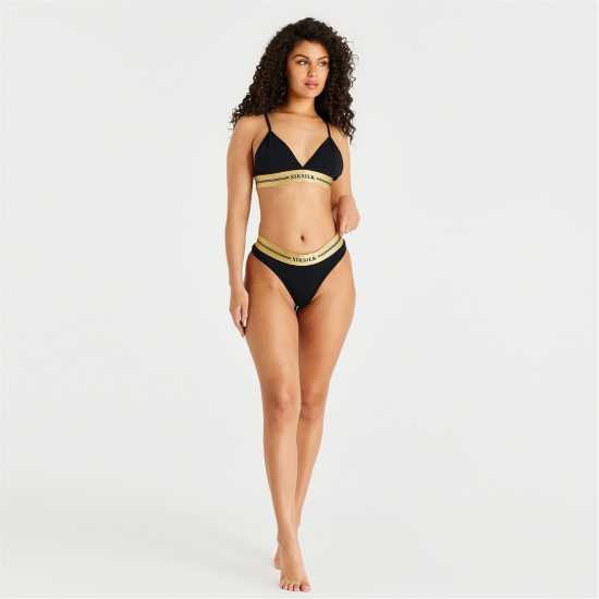 Дамско бельо Siksilk Triangle Bralette Womens Siksilk Triangle Bralette Womens Дамско бельо