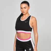 Siksilk Ribbed Bralette Womens Черно Дамско бельо