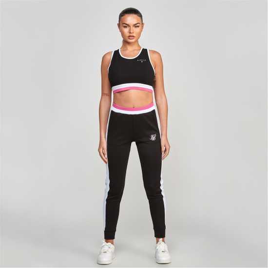 Дамско бельо Siksilk Ribbed Bralette Womens Черно Siksilk Ribbed Bralette Womens Черно Дамско бельо
