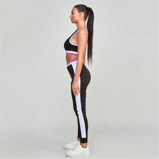 Дамско бельо Siksilk Ribbed Bralette Womens Черно Siksilk Ribbed Bralette Womens Черно Дамско бельо