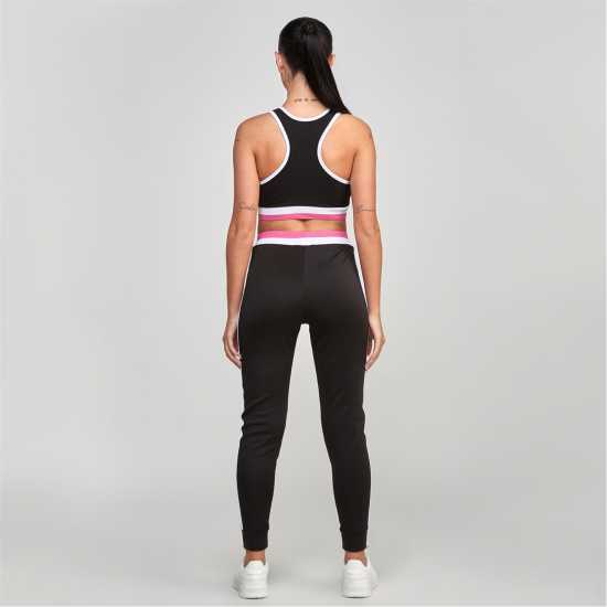 Дамско бельо Siksilk Ribbed Bralette Womens Черно Siksilk Ribbed Bralette Womens Черно Дамско бельо