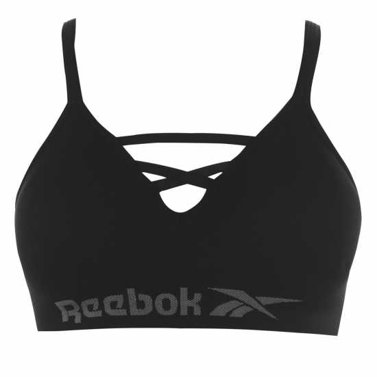 Reebok 2 Pack Strap Sports Bra Womens Reebok 2 Pack Strap Sports Bra Womens