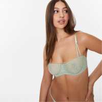 Дамско бельо Jack Wills Erika Balcony Bra Лорел зелено Jack Wills Erika Balcony Bra Лорел зелено Дамско бельо