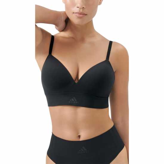 Adidas Active Seamless Micro Stretch Wireless Bra Black Дамско бельо